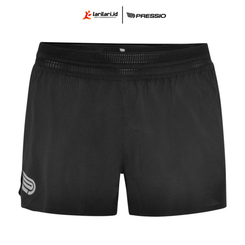 PRESSIO - Women - Elite 3" Short - Black Silver